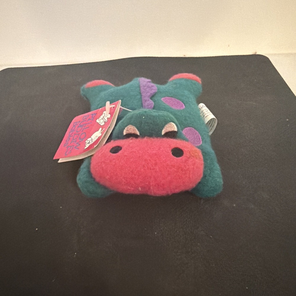 Vtg Crown Craft Pillow Buddies babies Buddie The Dinosaur beanbag plush 1997